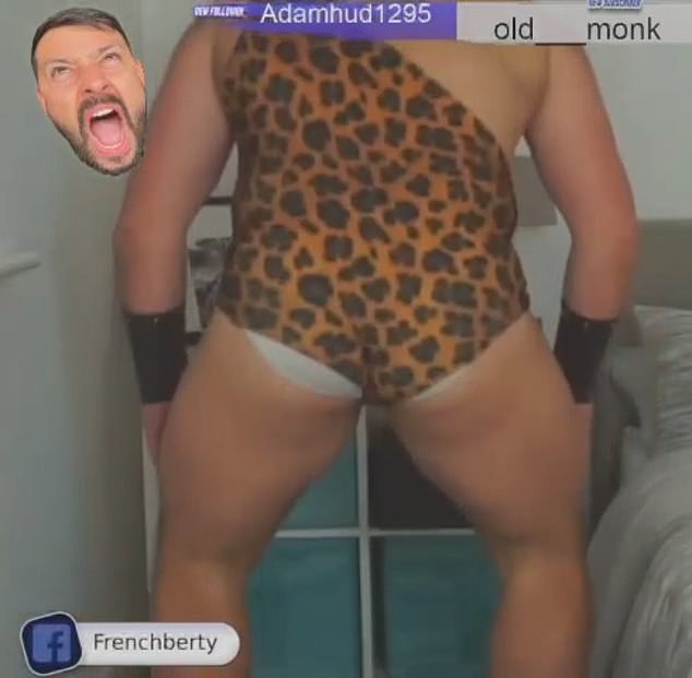 Livestream: Georges, 30, has his own gaming channel called French Berty on the platform Twitch, where users have 'redeems' and the most popular request from his followers was to perform squats, because he is known for his 'good legs'