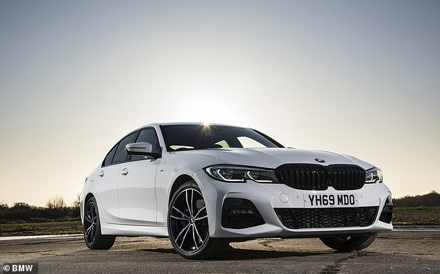 The current 3 Series, launched in 2019, took away two category wins this year;  best used executive car for the range as a whole, plus best hybrid for the 330e PHEV (photo)