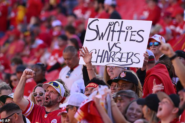 Taylor Swift's had a definite impact on people attending Kansas City Chiefs games