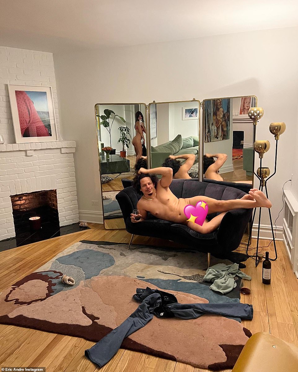 Spice things up!  It comes after Emily posed nude for some snaps with boyfriend Eric Andre, 39, who shared the images on Instagram for Valentine's Day