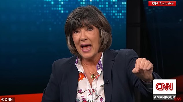 CNN's Christiane Amanpour took issue with Rania's denial that Hamas was slaughtering babies.  She said there was evidence they had shot and burned the bodies of babies, and appealed for sympathy for the Israelis, saying: 