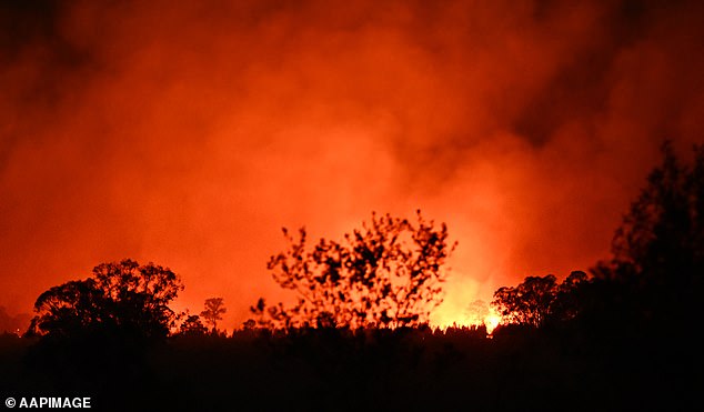 An emergency warning has also been issued for Halliford, near Dalby, with residents told to leave immediately