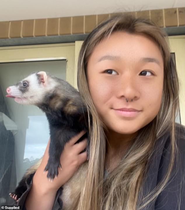 Animal lover Violet Wang (pictured), 19, joined Airtasker this year after doing pet boarding through other services