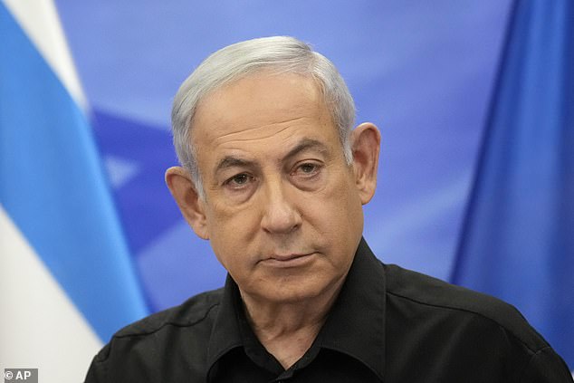 Israeli Prime Minister Benjamin Netanyahu attends a press conference in Jerusalem