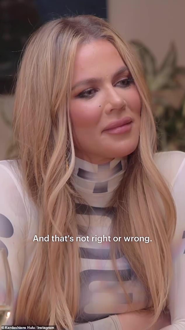 Kids: “Yes, when I see my kids,” Khloe says, as Malika asks if Tristan is still at her house