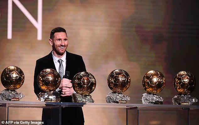 Lionel Messi is expected to be crowned Ballon d'Or winner for the eighth time on Monday