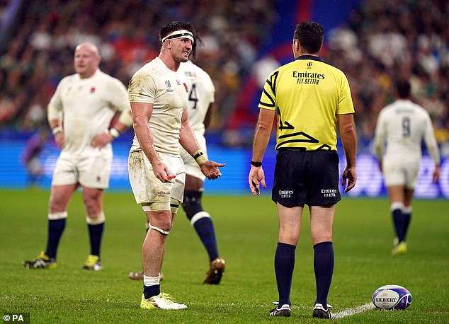 Tom Curry had reported the alleged comment to referee Ben O'Keeffe during the semi-final