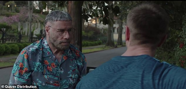 Previously: Travolta had a professional connection with the late impresario after playing a crazed stalker in the 2019 thriller The Fanatic (pictured), a film Kenwright co-produced