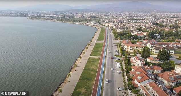 A view of Fethiye.  Skyler was last seen over a week ago in Oludeniz, in Hisaronu, a tourist resort in Fethiye, according to local reports.