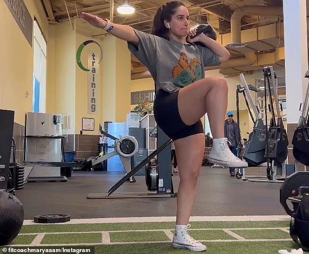 Maryam is a fan of strength training, which keeps your body burning calories long after the workout because it speeds up your resting metabolism