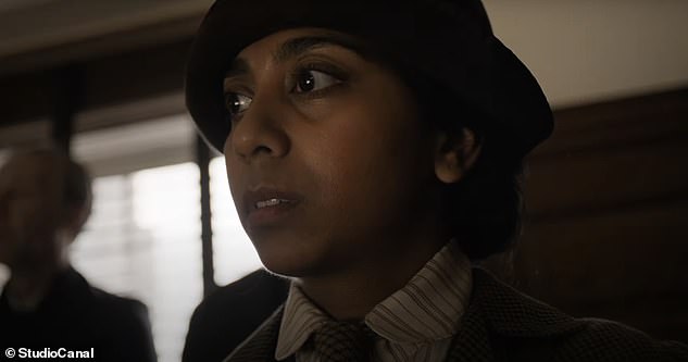 Suspicious: As the women of the town - led by police officer Gladys Moss (Anjana Vasan) - begin to investigate the crime themselves, however, they suspect that Rose is not to blame