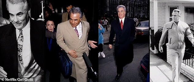 Life of crime: Gotti, also known as The Dapper Don, who died of throat cancer in 2002 at the age of 61, was sentenced to life imprisonment without the possibility of parole in 1992