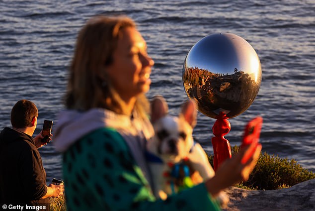 Thousands are also expected at the Sculpture by the Sea (pictured) in Bondi