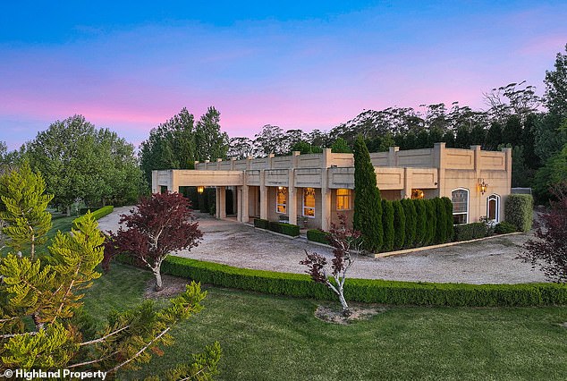 The Centennial Road house offers panoramic views of the adjacent vineyards