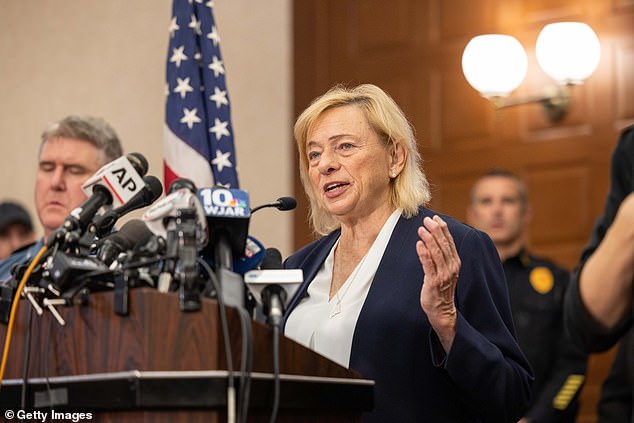 But here was Maine Governor Janet Mills at the press conference Thursday morning, flanked by an array of police and government officials waiting their turn on stage, as if this were an awards ceremony – thanks, thoughts and prayers!  – rather than a sober recognition of what this is: a complete failure of local, state and federal law enforcement, a mass murderer waiting in our midst and now still on the run.