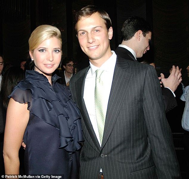 The photo shows the young couple in 2007. They first met at a business lunch with one of Ivanka's work partners