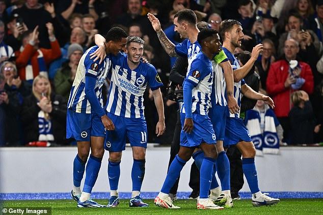 Joao Pedro (left) put them on the road against Ajax and in Europe they are off the map