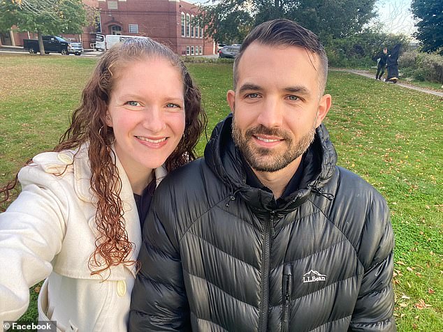 Joshua Seal, 36, (right) with his wife Elizabeth Seal