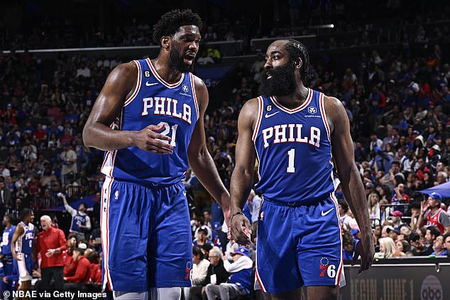 Harden, Joel Embiid and the 76ers lost to the Boston Celtics in the 2023 second round