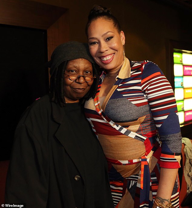 Whoopi, 67, pictured with her 49-year-old daughter Alexandrea Martin in April 2015