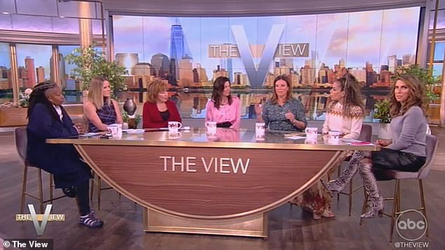 Whoopi and The View panel on Thursday was joined by Womaness co-founders Sally Mueller and Michelle Jacobs