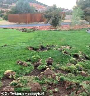 They went to the golf course mainly during the dry and hot summer in Sedona