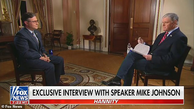 Johnson was asked to explain his previous comments on gay marriage.  “I want to know exactly where you stand,” Hannity said