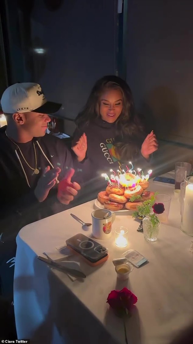 Dizzying: Then a clip is shown of a waitress bringing out her donut plate with lit candles as her family and friends sing her happy birthday