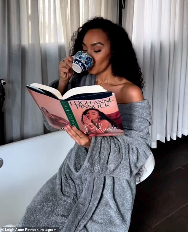 Candid: Leigh-Anne said of the 'painful' exit in her new autobiography Believe: 'It was a complex and painful thing to come to terms with.  We all felt it, that pain and sadness.  It all felt like a strange breakup, and I wasn't prepared for it.