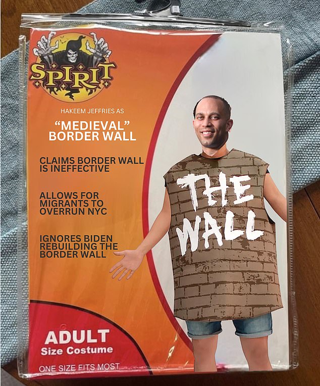 The Hakeem Jeffries Outfit Is the 'Medieval Border Wall' – Which Republican Says 'Migrants Could Overrun New York'