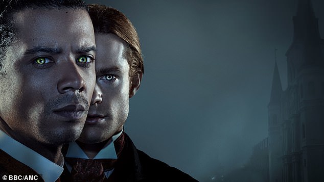 New adaptation: The latest British TV remake stars Jacob Anderson (pictured: left) as Louis de Point du Lac, and Sam Reid (right) as Lestat de Lioncourt