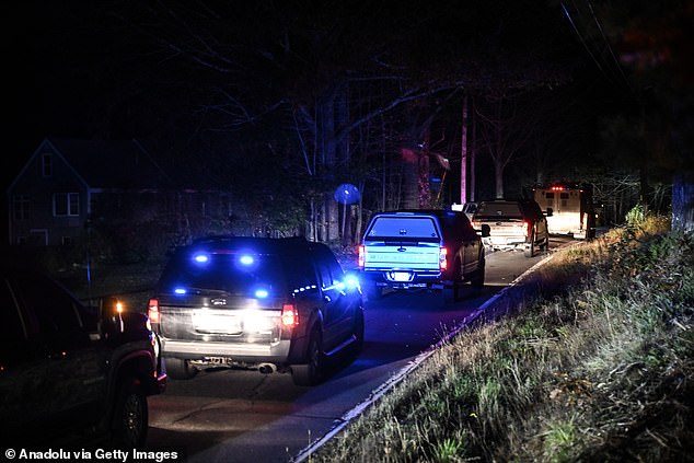 Much of Thursday's search focused on a property owned by Card's relatives in rural Bowdoin, where trucks and vans full of armed officers eventually surrounded a home.