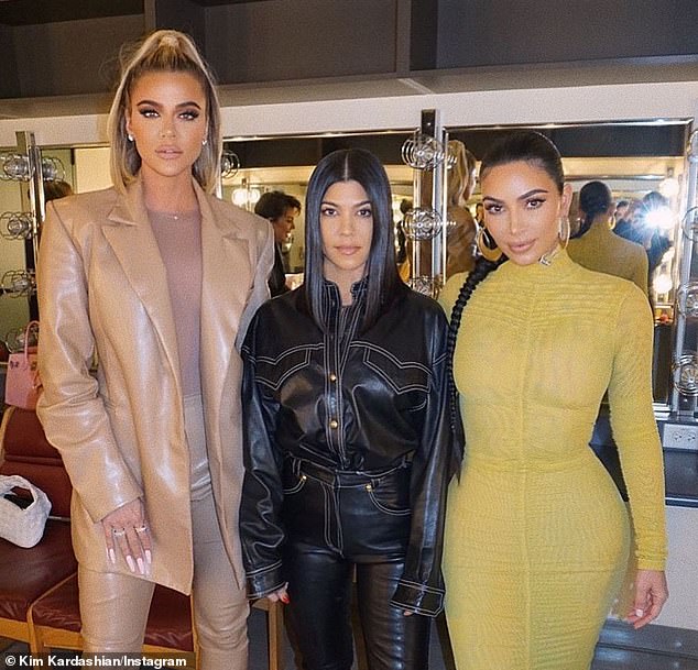 Fashionistas: Julia's pre-Kanye connection to the reality stars – Kim and sisters Kourtney and Khloe Kardashian – was through her fashion line Franziska Fox