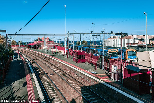 MetroTrains is now investigating the incident.  Pictured is Brighton Beach station