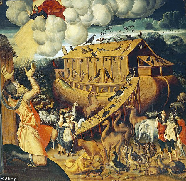 In the Bible, God commanded Noah to build a huge ark, the ark, capable of saving himself and his family and representing the animals of the world.