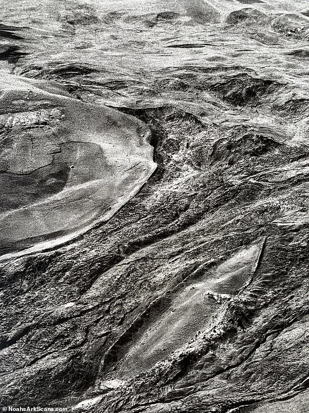 The geological formation in the Doğubayazit area of ​​Ağrı has been considered a potential site since its discovery in 1956 (pictured)