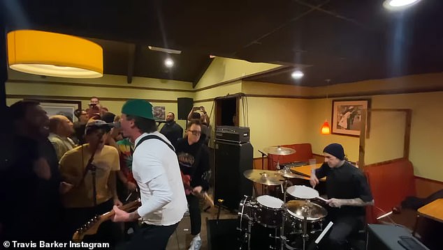 Video Shooting: It was rumored that Blink used the Denny's to shoot the music video for Anthem Part 3.  That was the only song played during Denny's performance