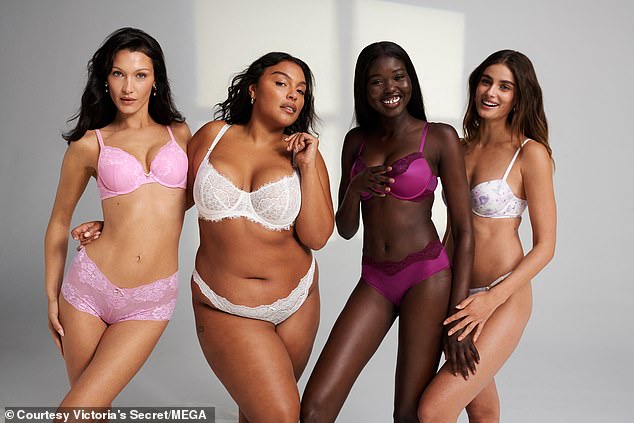 Bella Hadid (pictured, left) starred in the Victoria's Secret 'Bras, That's Our Thing' campaign in February this year