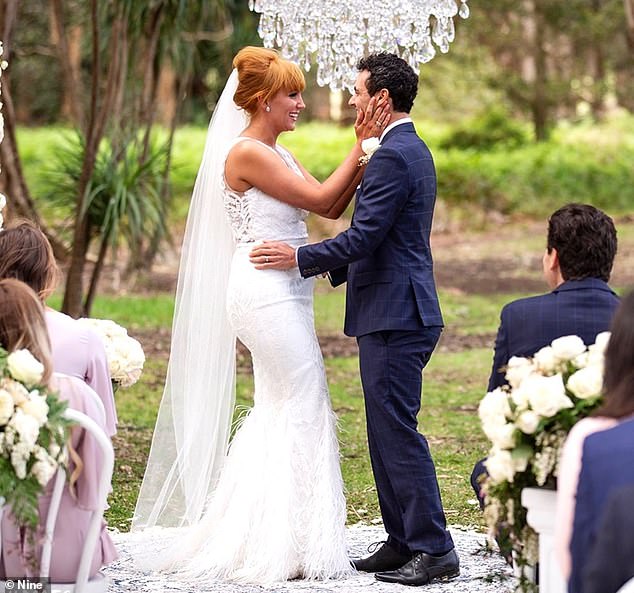 The former reality star, 39, posted a gallery of loved-up wedding photos from 2018 and captioned them with heartfelt words