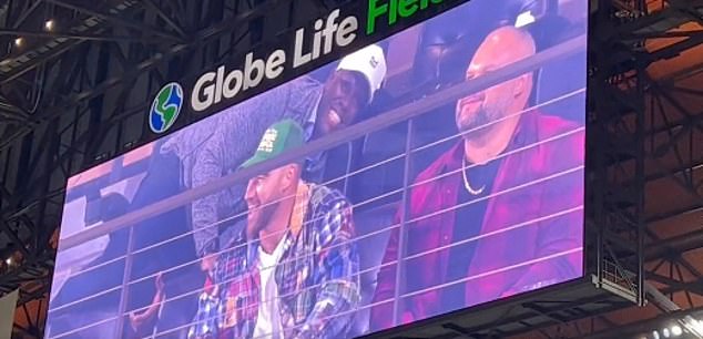 Kelce danced to Swift's 2014 hit 'Shake It Off' while enjoying the game at Globe Life Filed