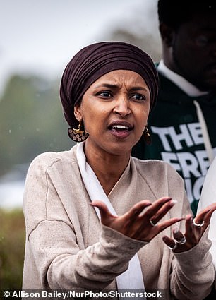 Rep. Ilhan Omar, the first hijab-wearing woman elected to Congress, has repeatedly called on Israel to cease its counterattacks on Gaza