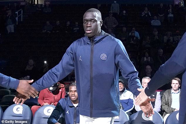 Akok started 31 games for the Hoyas and averaged 6.5 points and 6.2 rebounds per game