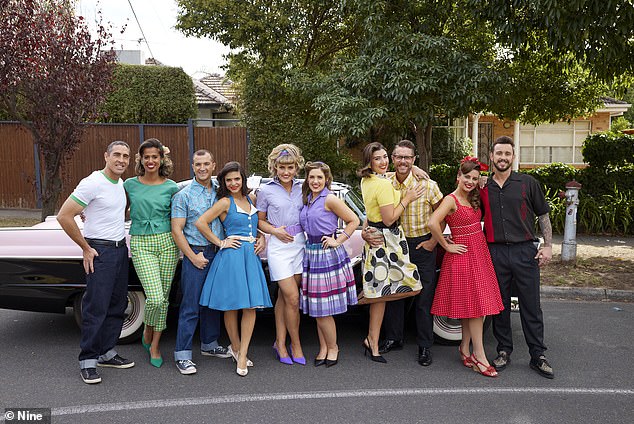 The current cast of The Block is pictured in a promotional photo for the series