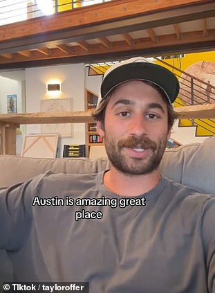 He calls Austin a “great great place” to live, complimenting its people and its walkability
