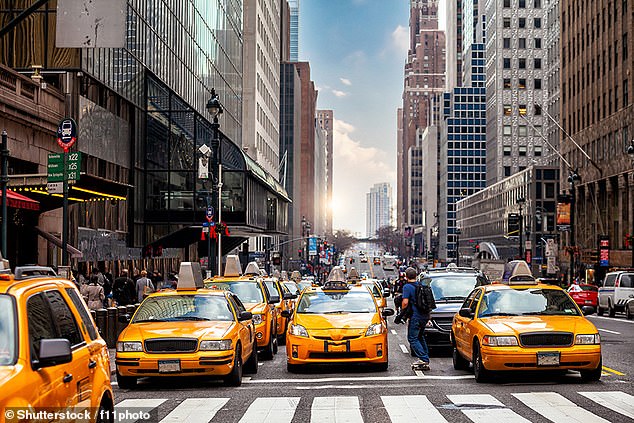 New York City is a popular tourist city with more than 8 million inhabitants.  News programs such as The Today Show and Good Morning America are based in the area