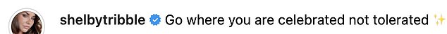 Oh!  Shelby also hinted at trouble on social media, writing in August, 