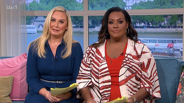 Hosts: ITV executives believe Ms Gibson and Alison Hammond are too lightweight to become main anchors