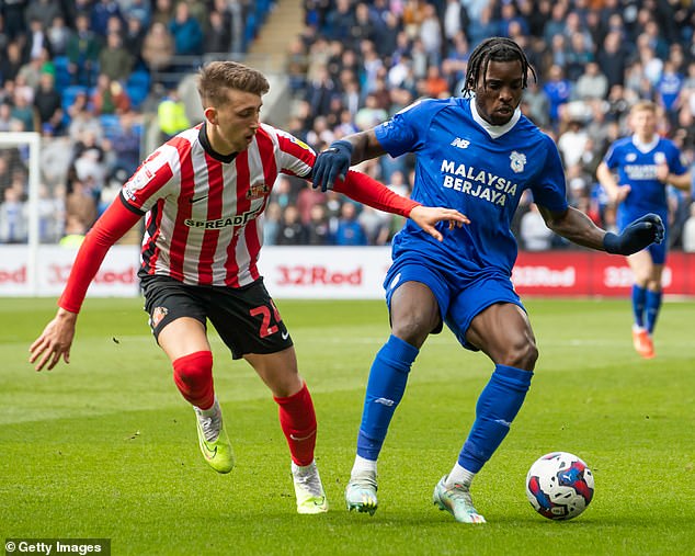 Ojo (right) is currently on loan to Belgium but rose through the ranks at Anfield before his departure