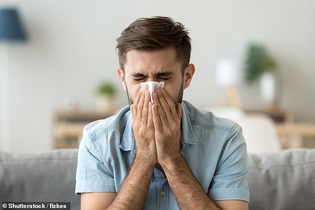 Blowing one nostril at a time is the recommended way to get rid of a runny nose, rather than blowing full force into both nostrils