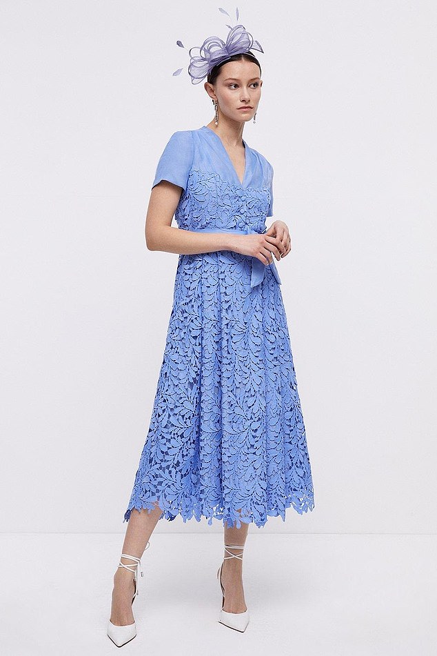 Coast has created a replica of the summer dress - so much so that the £95 garment could easily be mistaken for Beatrice's